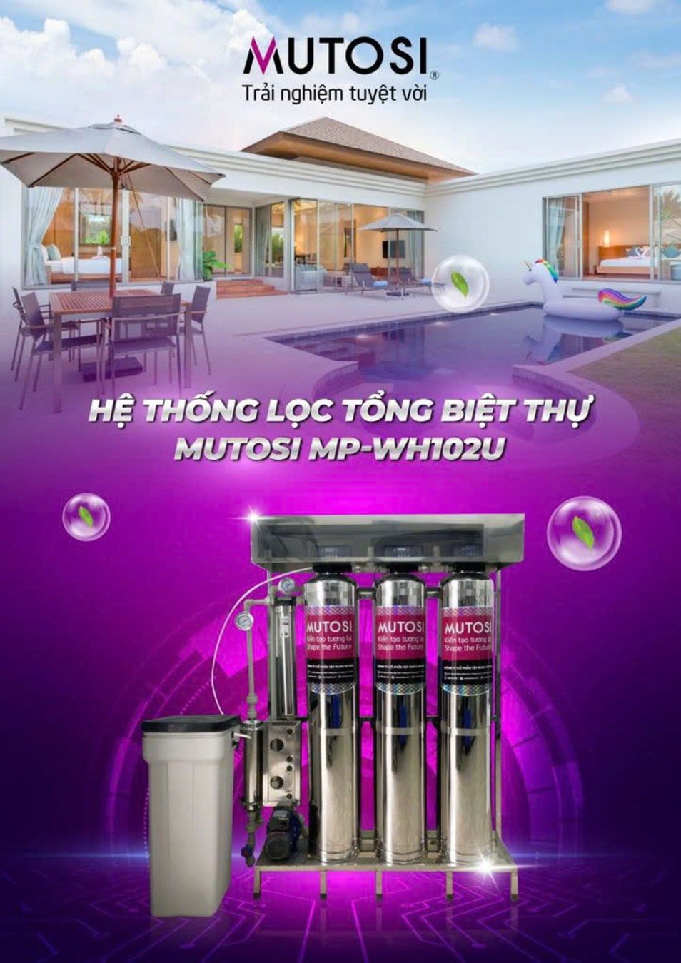 hệ thống xử lý nguồn nước nhiễm kim loại nặng