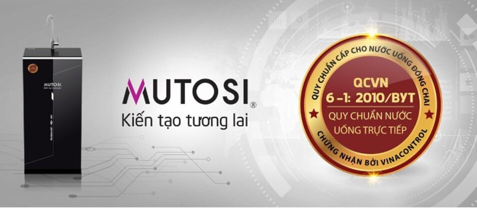 Mutosi được Bộ Y Tế cấp chứng nhận QCVN 6-1:2010/BYT