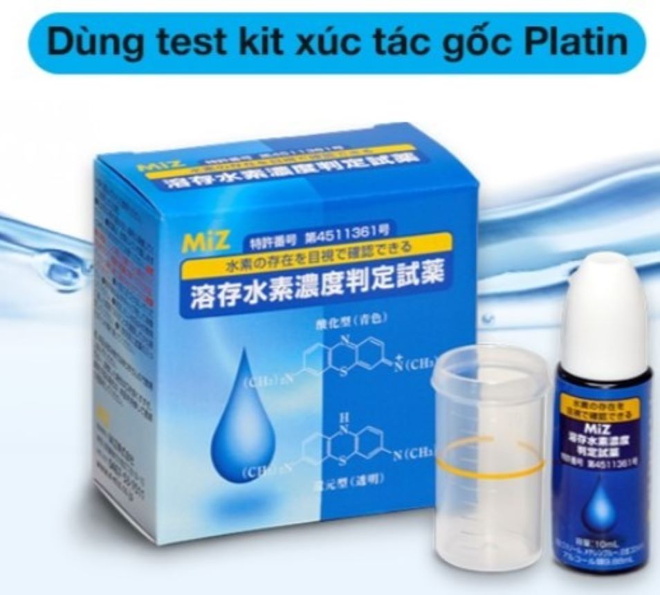 Đo bằng test kit với xúc tác gốc Platin Colloidal Platinum