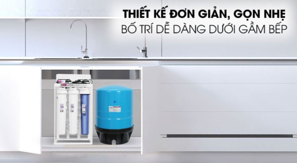 Máy lọc nước bán công nghiệp nhỏ gọn, thuận tiện