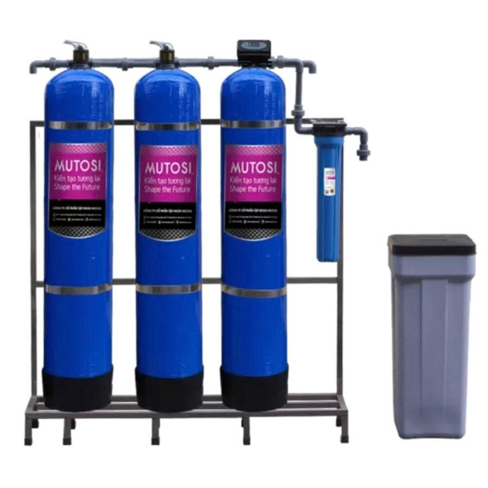 Hệ thống bình lọc nước nhiễm Kim loại nặng tạp chất hữu cơ và đá vôi MT075-3