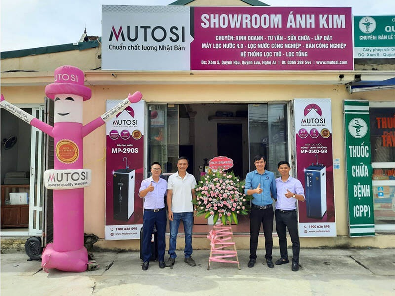 Hệ thống Showroom Mutosi rộng khắp cả nước hỗ trợ khách hàng tốt nhất