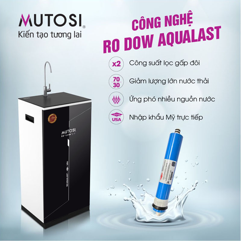 Máy lọc nước nước RO DOW Aqualast là lựa chọn đáng tin cậy của khách hàng nhiều năm qua