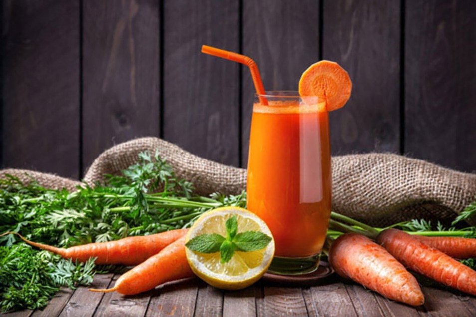 Bổ sung hàm lượng vitamin A dồi dào bằng cách uống nước ép cà rốt
