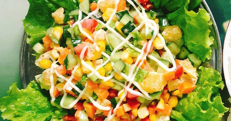 Các món salad, rau củ quả được khuyến khích sử dụng trong thực đơn thanh lọc cơ thể trong 3 ngày