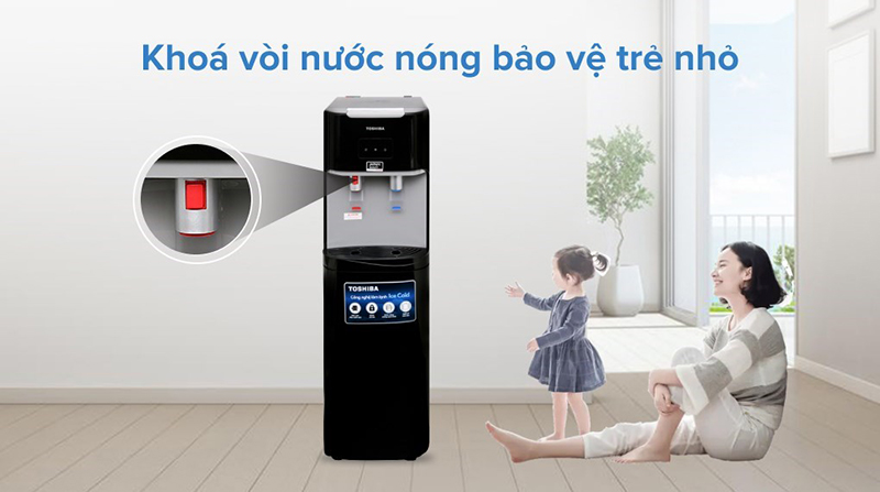 Cây nóng lạnh Toshiba thiết kế tiện nghi 