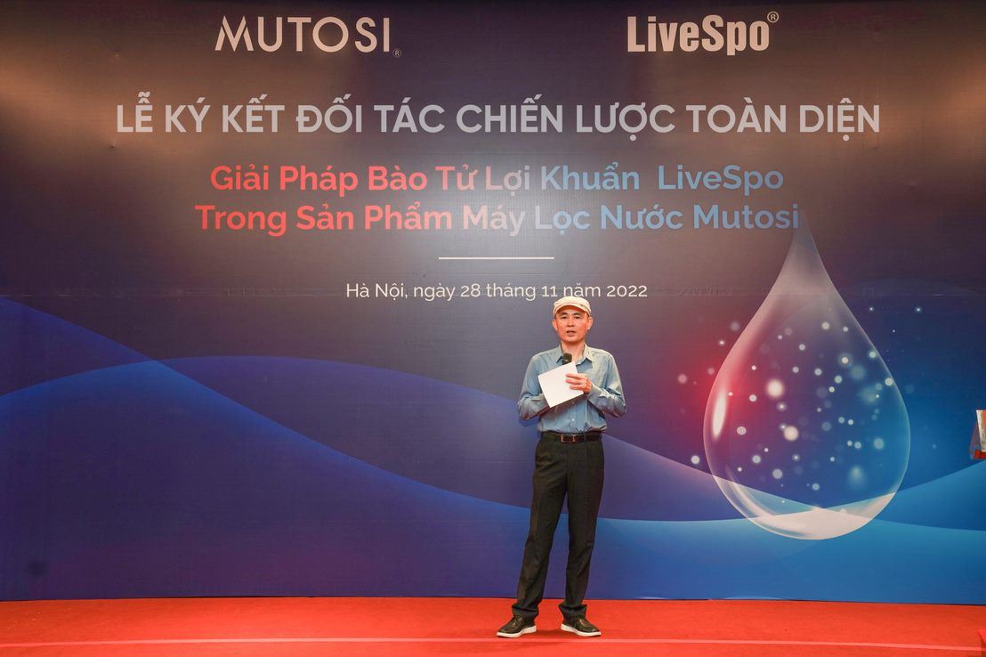 Tiến sĩ Nguyễn Hoà Anh, Chủ tịch HĐQT - Giám đốc trung tâm nghiên cứu bào tử lợi khuẩn LiveSpo 
