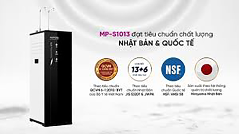 Máy lọc nước thương hiệu Mutosi được đánh giá cao về chất lượng màng lọc sản xuất theo tiêu chuẩn Nhật Bản