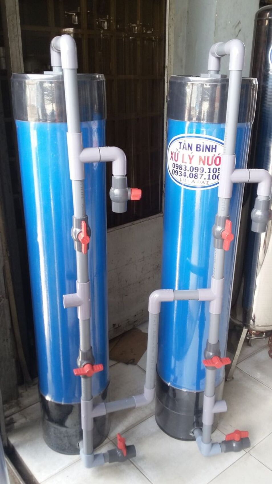 Hệ thống lọc nước phèn 2 cột PVC được đánh giá bởi hiệu quả khử kim loại và giá thành cạnh tranh