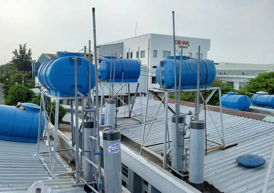 Hệ thống lọc nước phèn 2 cột PVC