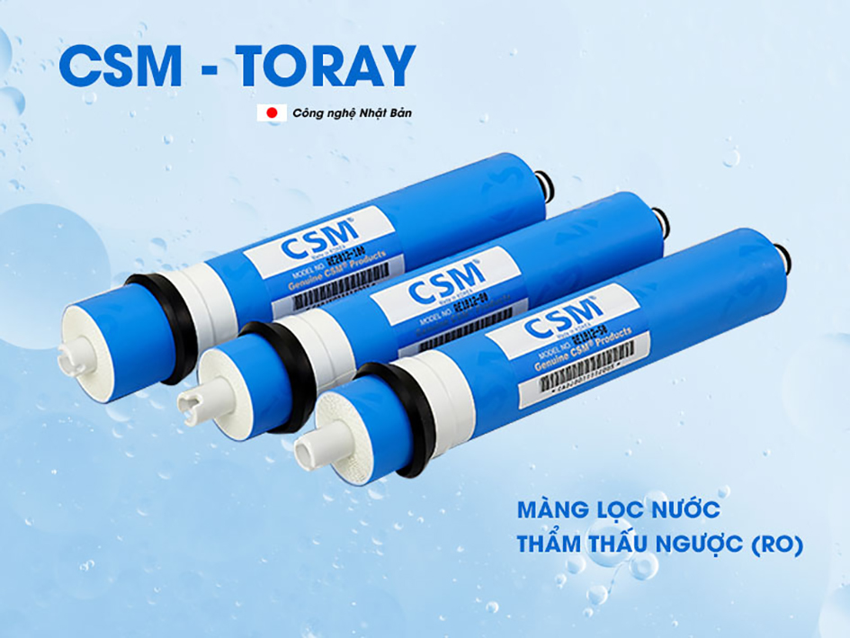 Màng lọc RO CMS TORAY từ công nghệ tiên tiến của Nhật