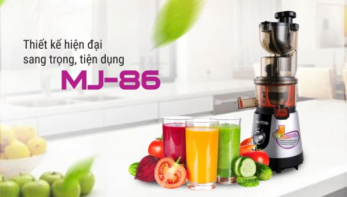 Máy ép chậm MUTOSI MJ-86 hiệu quả