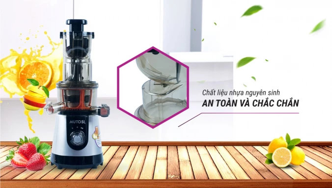 Chất liệu máy ép chậm MUTOSI MJ-86 an toàn