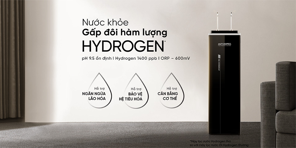 Máy lọc nước Hydrogen Pro Mutosi