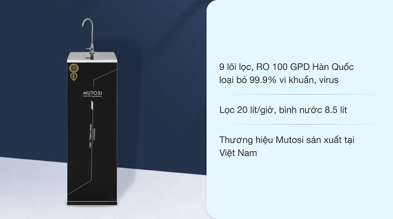 Máy lọc nước RO Mutosi 9 lõi MP-290SK