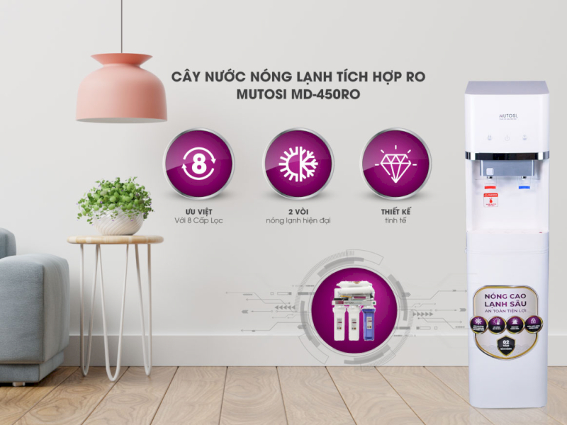 Máy nước nóng lạnh Mutosi MD-450RO