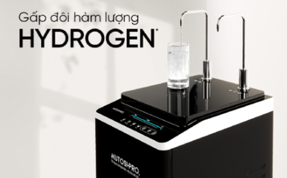 Mutosi Việt Nam cho ra đời dòng máy Mutosi Hydrogen Pro ion kiềm gấp đôi hàm lượng Hydrogen