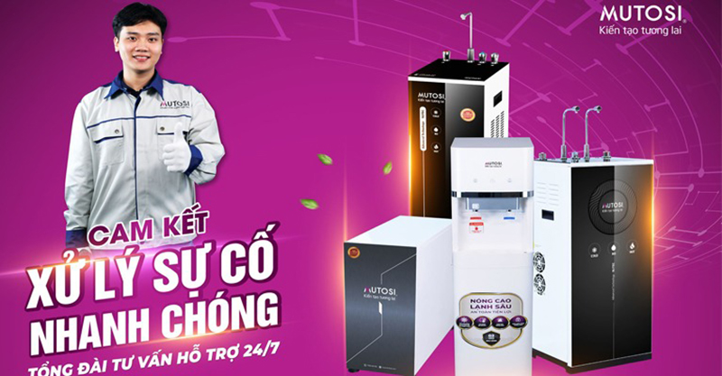 Nếu bạn đang dùng sản phẩm của MUTOSI có thể liên hệ tổng đài hỗ trợ 24/7, MUTOSI với hơn 3000 điểm bảo dưỡng trên toàn quốc luôn sẵn sàng hỗ trợ khách hàng.