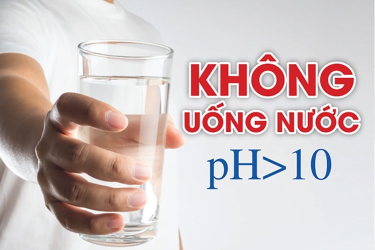 Nước kiềm 11.5 không thích hợp làm nước uống