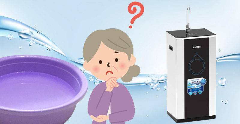 Nước thải từ máy lọc nước có thể được dùng để tưới cây