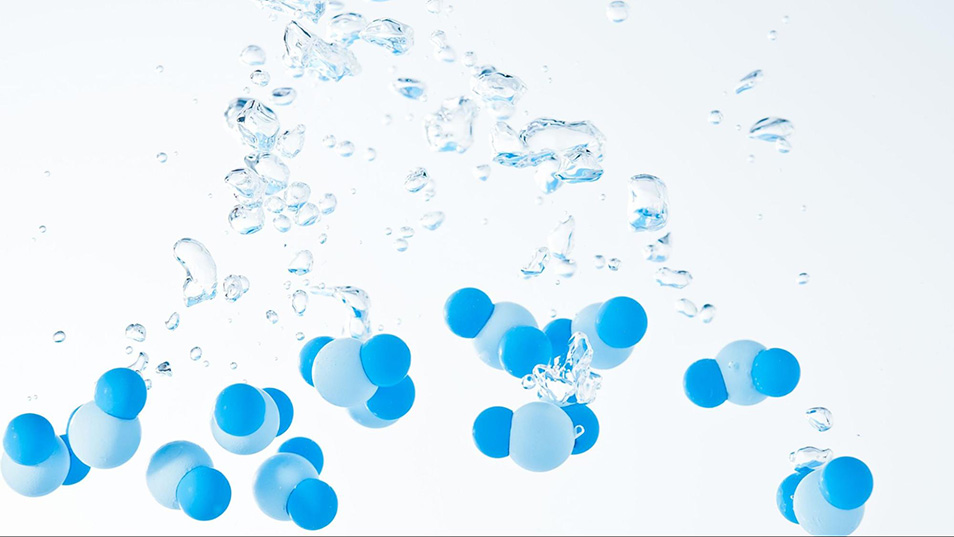 Phân tử nước đi qua lõi lọc Hydrogen có thể bị chia nhỏ giúp cho cơ thể hấp thụ hiệu quả hơn