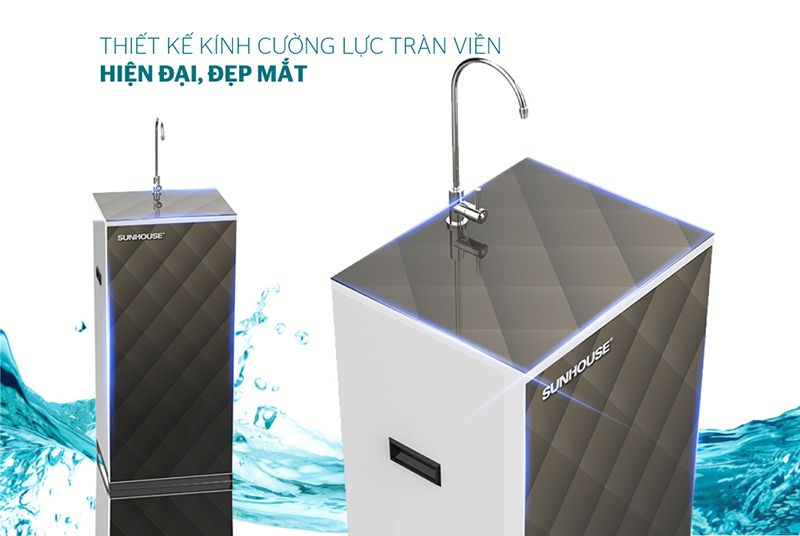 Sử dụng chất liệu thép sơn tĩnh điện, máy lọc Sunhouse SJA8858K được đánh giá cao về khả năng chịu lực và độ bền bỉ