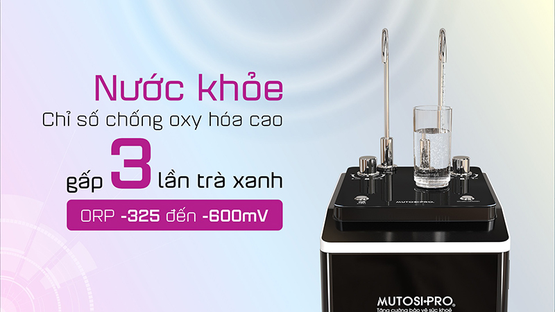 Máy lọc nước Mutosi không chỉ mamg đến nguồn nước sạch, đảm bảo an toàn mà còn mang đến nguồn nước khỏe tốt cho cả gia đình