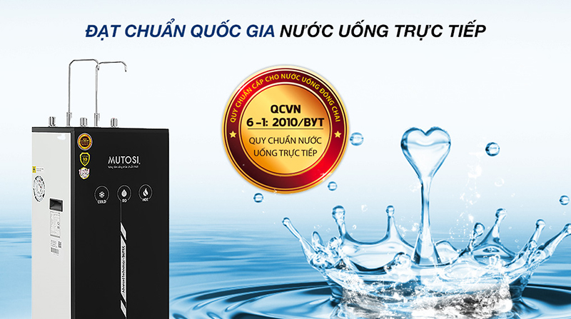 Tem chứng nhận Quy chuẩn nước uống trực tiếp bởi Vinacontrol