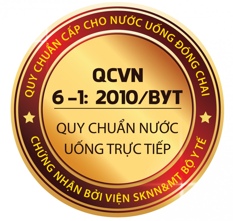 Tem chứng nhận đạt quy chuẩn nước uống trực tiếp